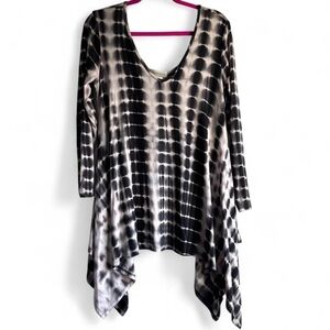 EUC Harper & Sloane asymmetrical blouse